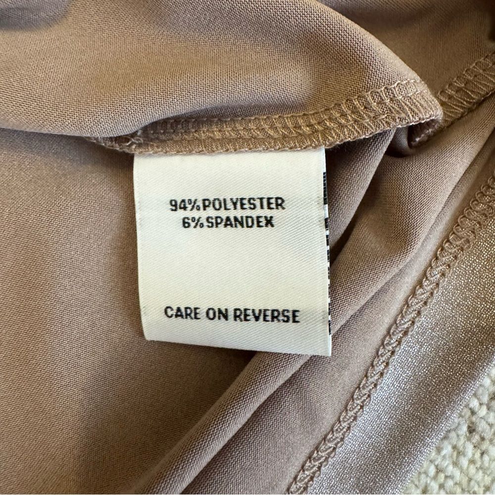 NWT - Calvin Klein Shimmering Taupe Blouse - Picture 8 of 8